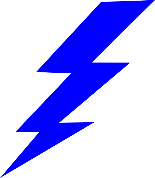 Clipart Info - Air Force Lightning Bolt (516x595)