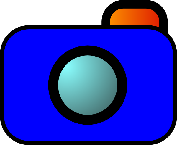 Photographic Film Camera Cartoon Photography Clip Art - Cartoon Camera (600x490)