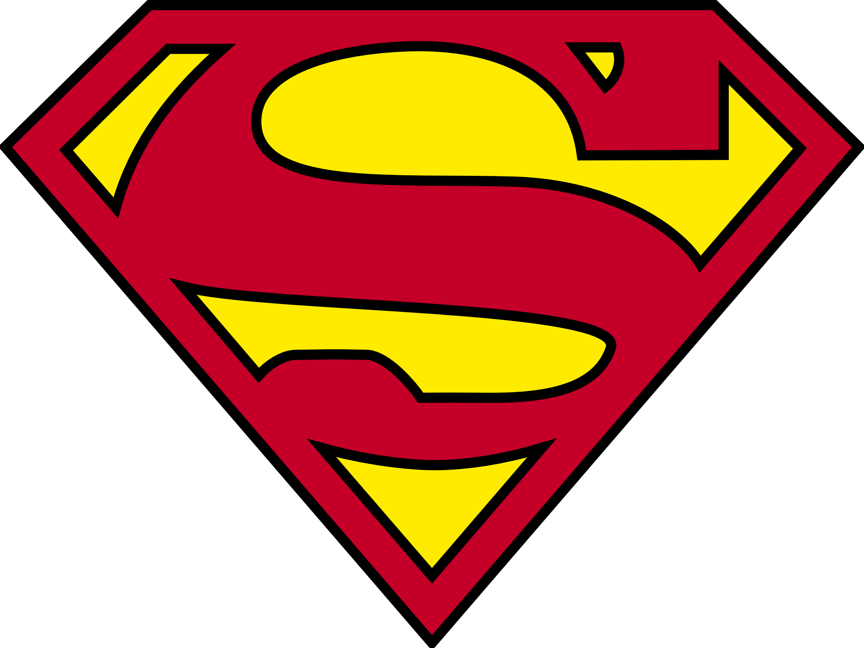Tumblr Transparent Stickers - Superman Logo Png (3001x2252)