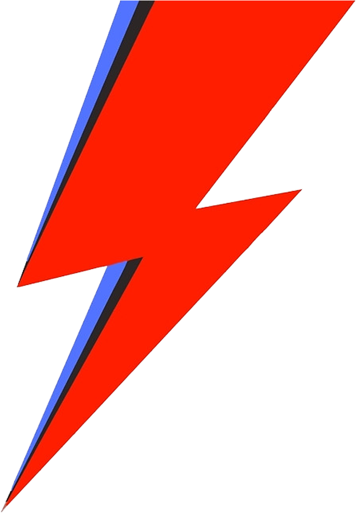 Image Result For Bowie Lightning Bolt - Aladdin Sane Lightning Bolt (1000x1000)