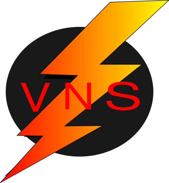 Vns Lightning Clip Art At Clker - Vns Logo (552x598)