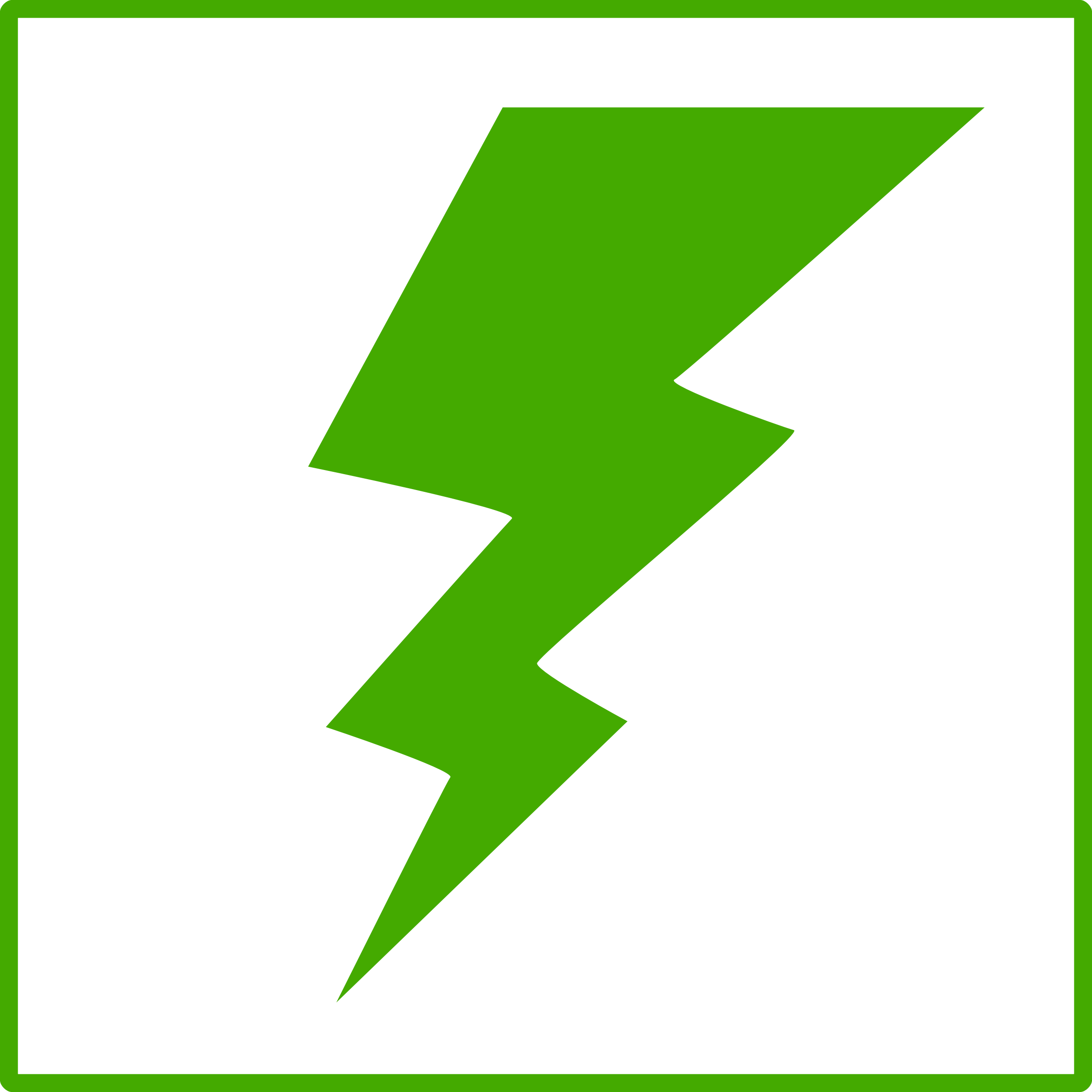 Green Lightning Bolt Clipart (2400x2400)