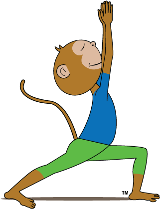 Yoga Monkey Kids Is A Program Designed To Introduce - Yoga Monkey (340x431)