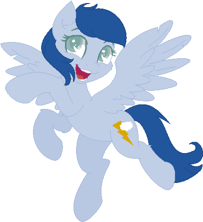 Mlp Starry Lighting Bolt By Xxbrowniepawxx - My Little Pony: Friendship Is Magic (422x460)
