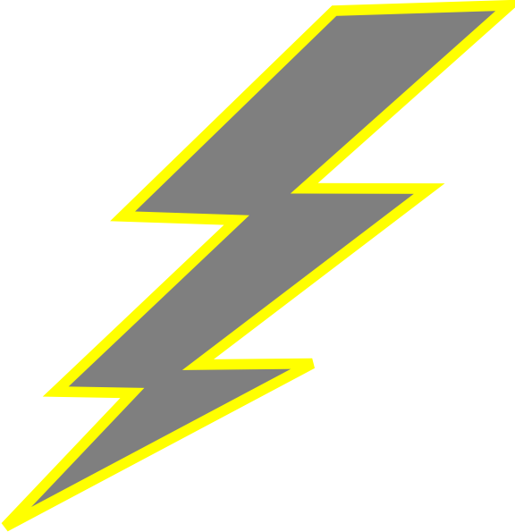 Lightning Bolt Clip Art - Clip Art Lightning Bolt (576x595)