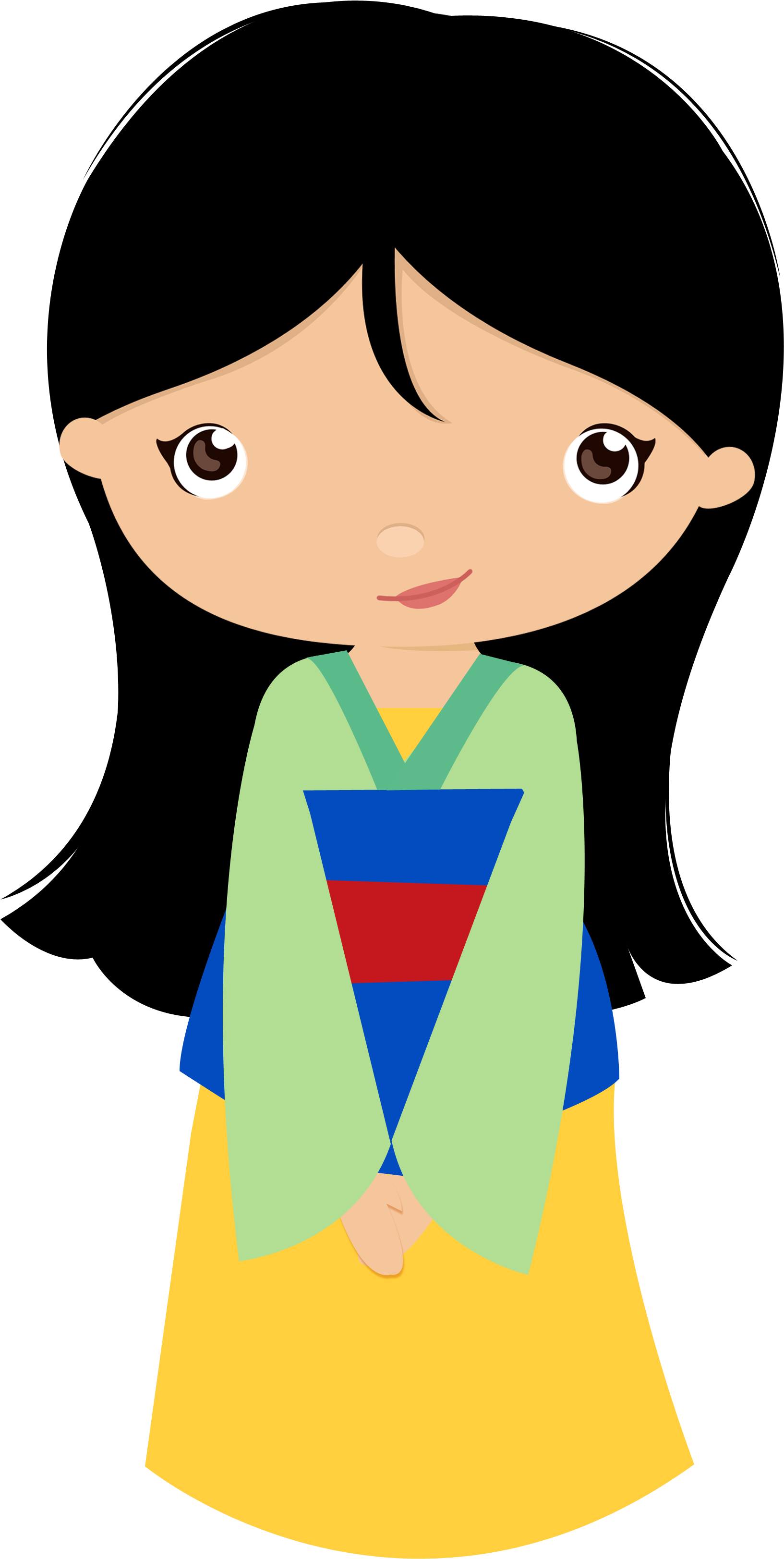 Mulan E Pocahontas - Mulan Clipart Png (2150x3432)