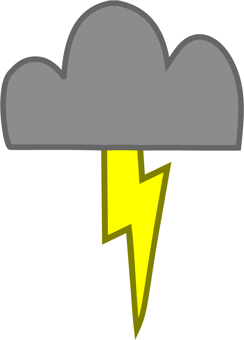 Lightning Bolt Drawings - Lightning In Cartoon (832x1225)