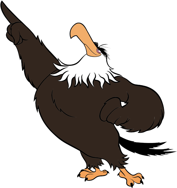 Eagle Clipart Angry - Angry Birds Movie Clip (596x637)