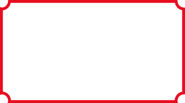 Ticket Blank Large Clip Art - Carmine (600x334)