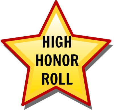 High Honor Roll - High Honor Roll Clipart (400x385)