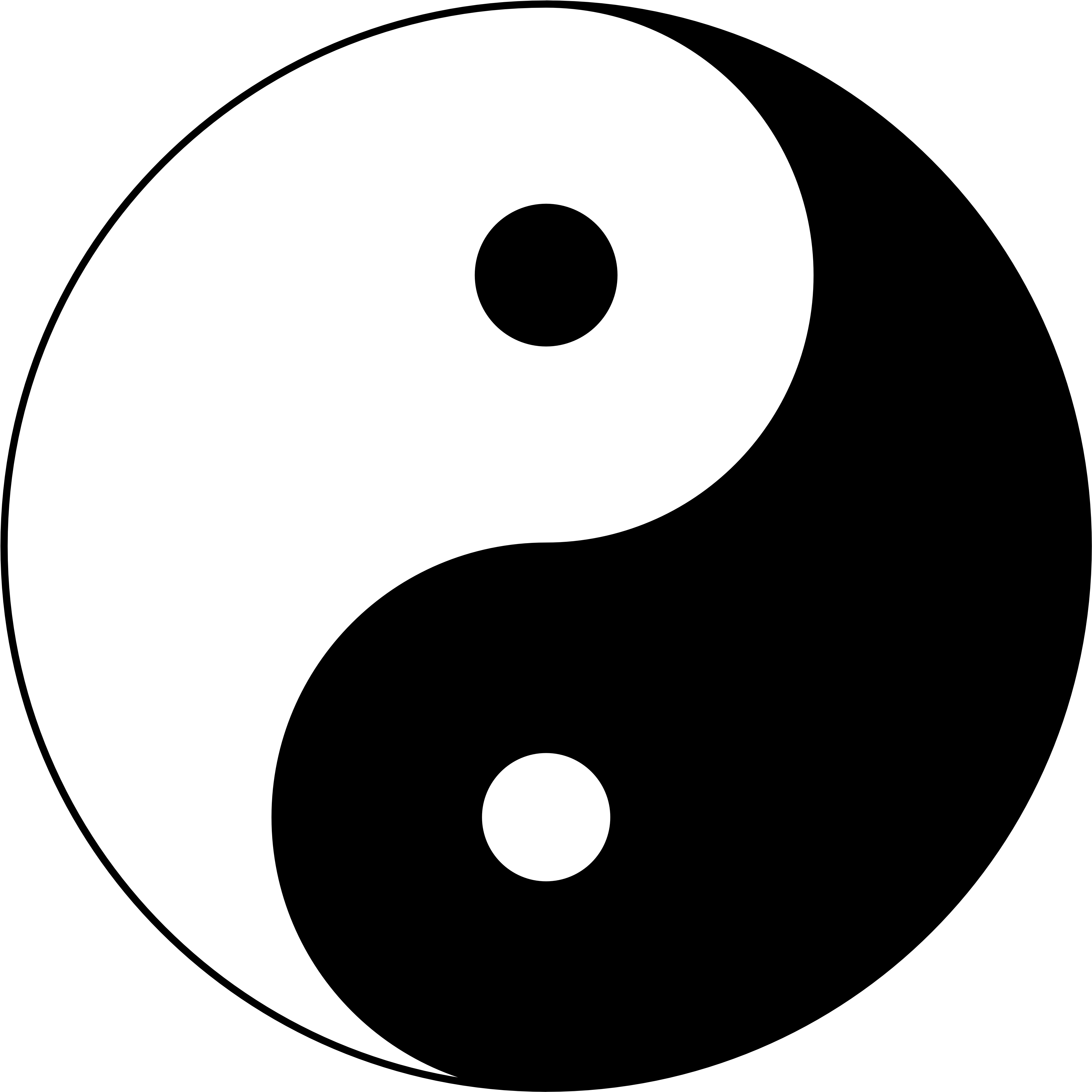 Astrologie, Ehe, Glück, Mond, Beziehungen, Artikel, - Yin And Yang Png (4096x4096)