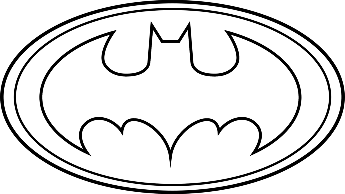 Batman Logo Clip Art Clipart Collection - Batman Pictures To Color (1200x678)