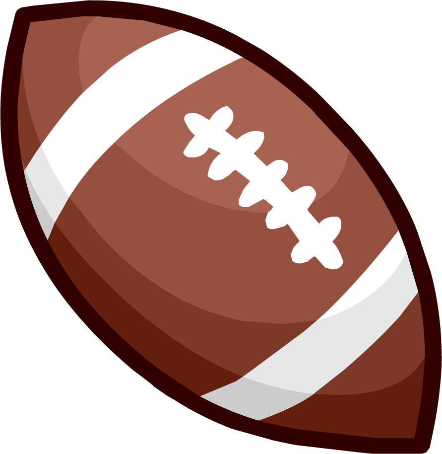 American Football Ball Clipart Png Image - Balon De Futbol Americano Png (891x914)