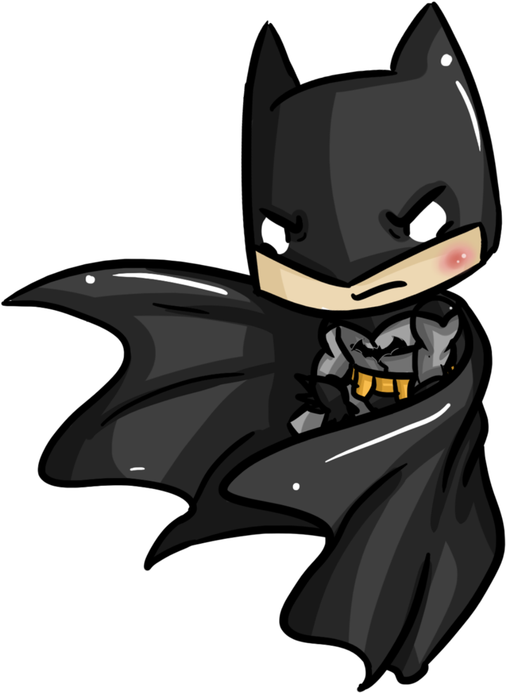 Batman Clipart Chibi - Batman Cute Transparent (1024x1024)