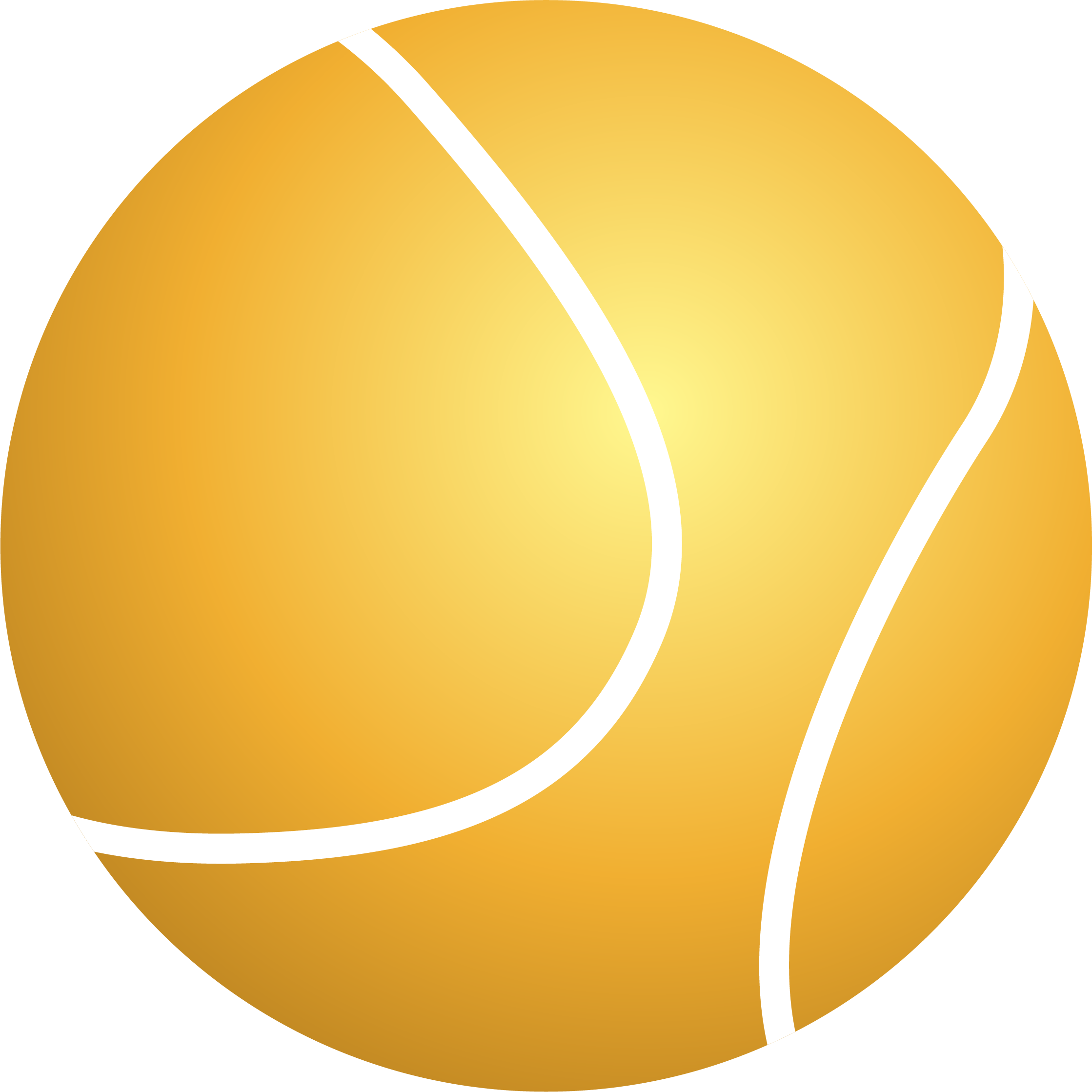 Tennis Ball Clipart Png Image 03 - Portable Network Graphics (2238x2238)