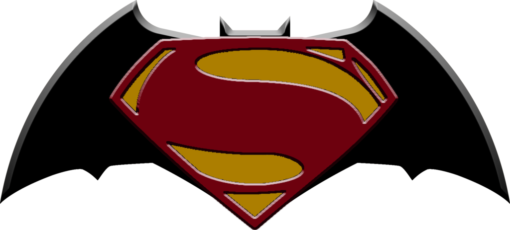 Superman's First Logo By Strongcactus On Clipart Library - Logo Superman Vs Batman Png (1024x463)