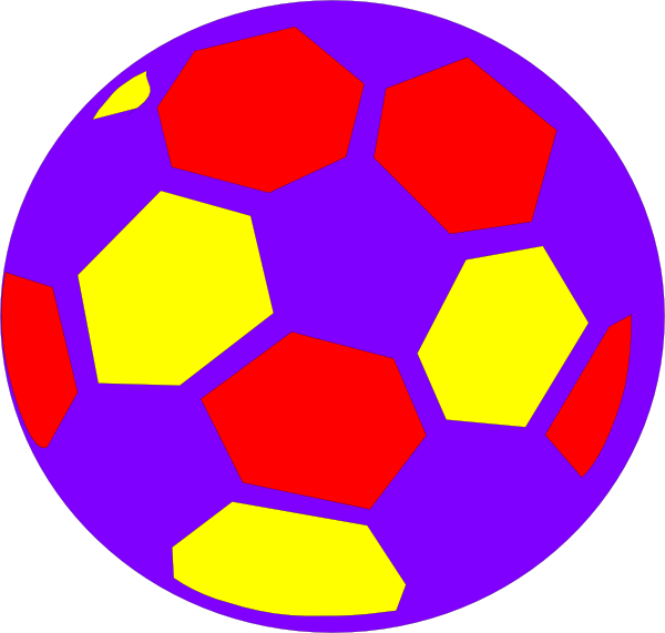 Multicolored Soccerball Clip Art - Warren Street Tube Station (600x571)