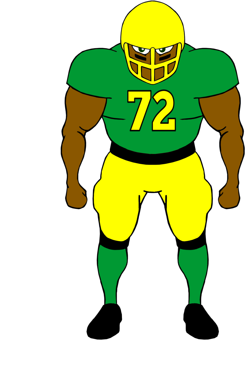 Defense Football Clipart Football Player Png Clip Art (1024x1333