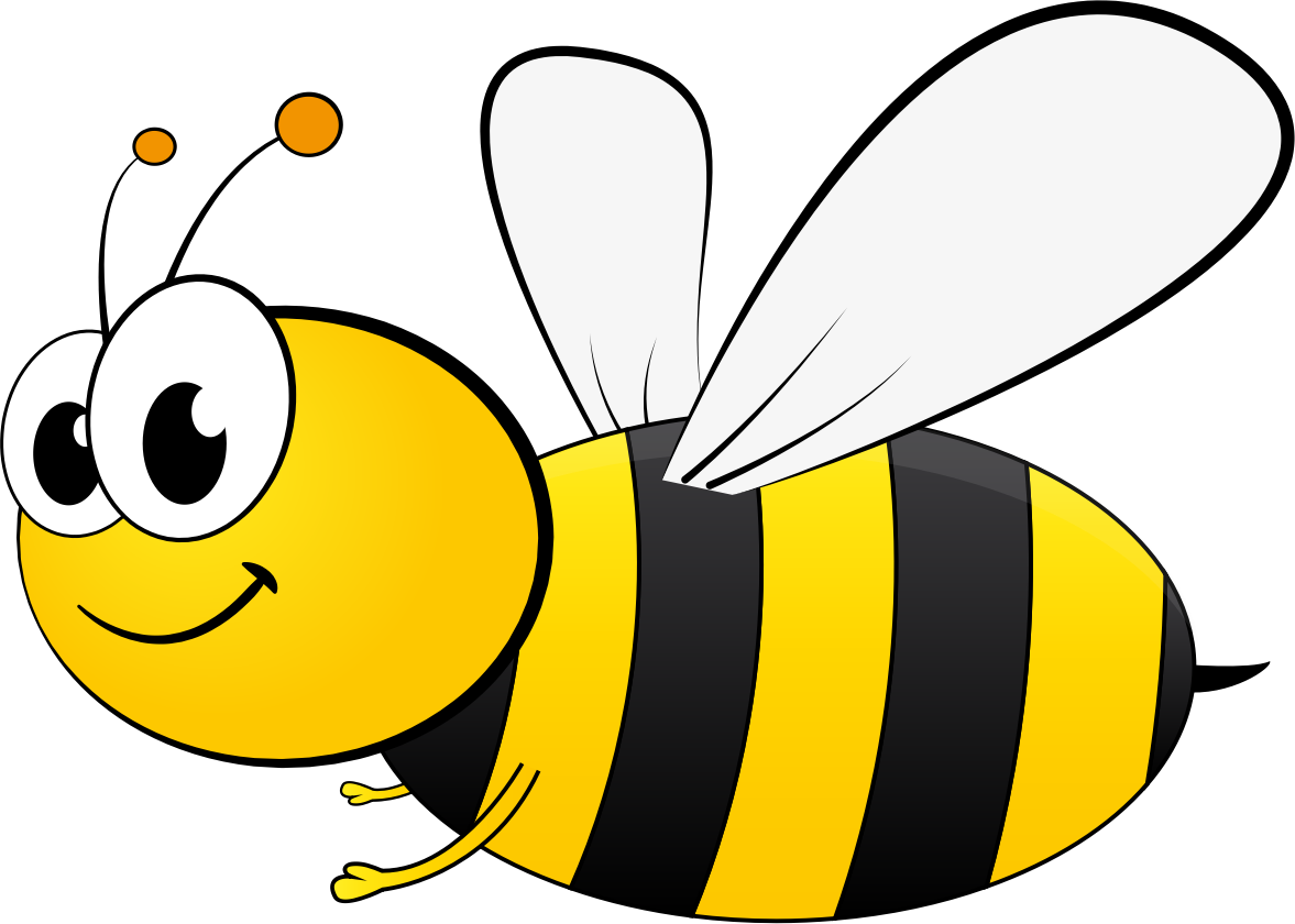 Cartoon Bees Clipart - Cartoon Picture Of Bee (1920x1369)