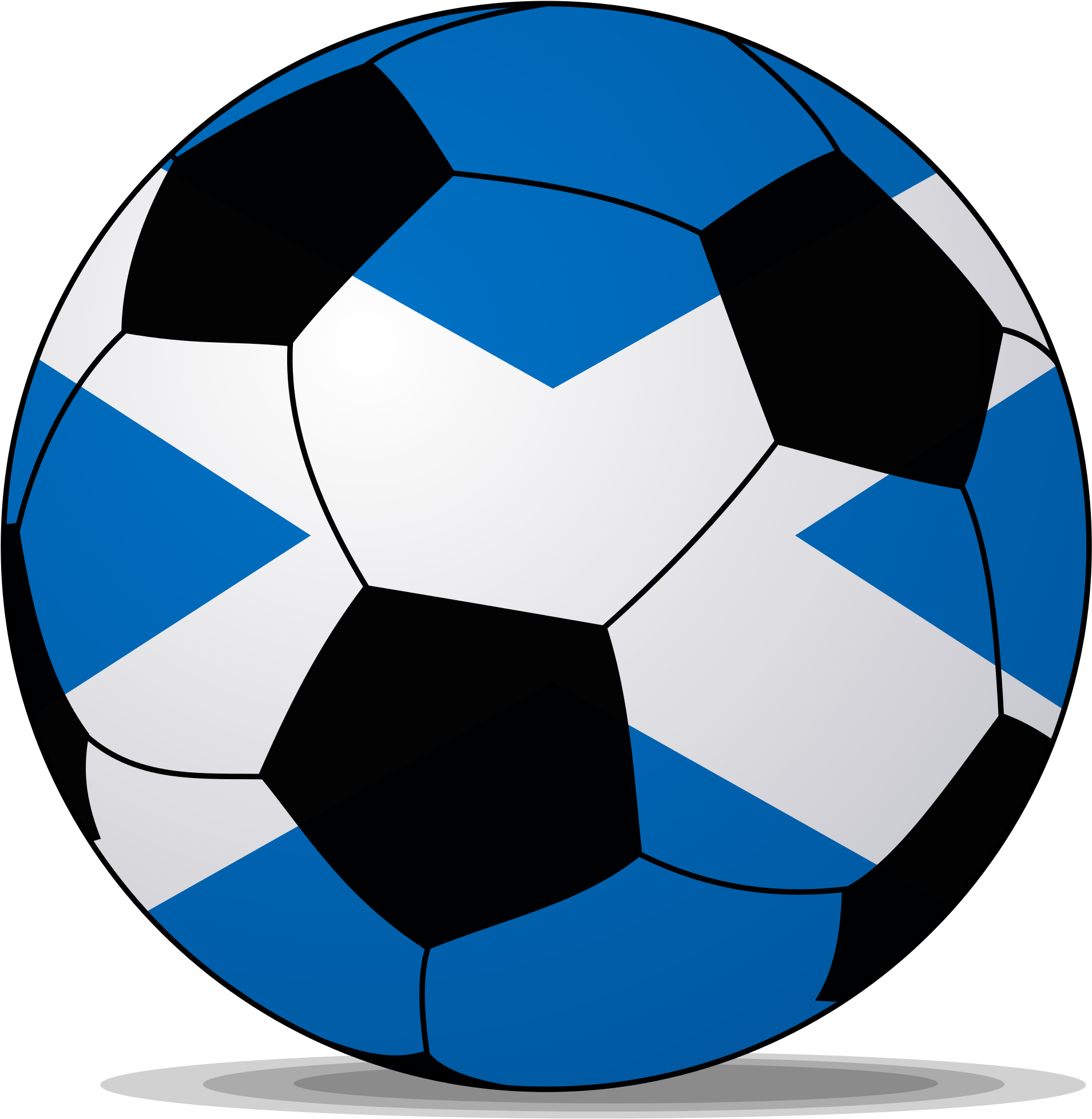 Soccerball Pictures - Blue Soccer Ball Png (2000x2000)