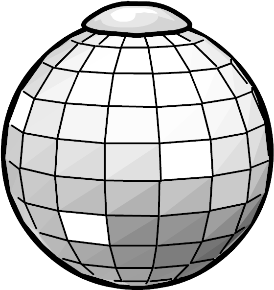Disco Ball Image - Club Penguin Disco Ball (680x664)