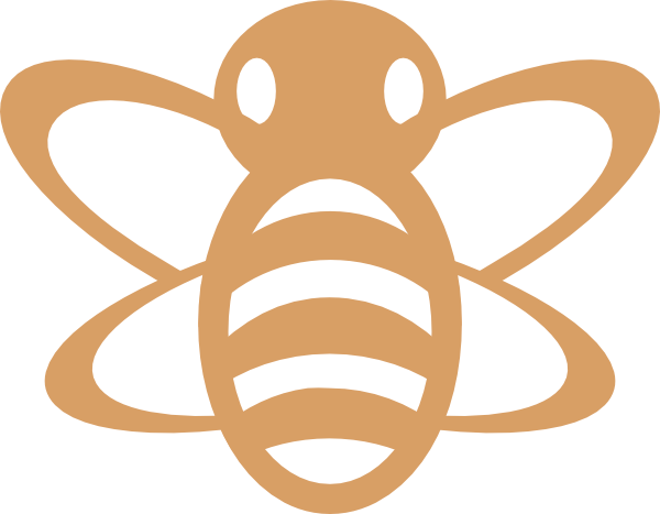 Brown Bumble Bee Clip Art At Clker - Bumble Bee Clip Art (600x467)