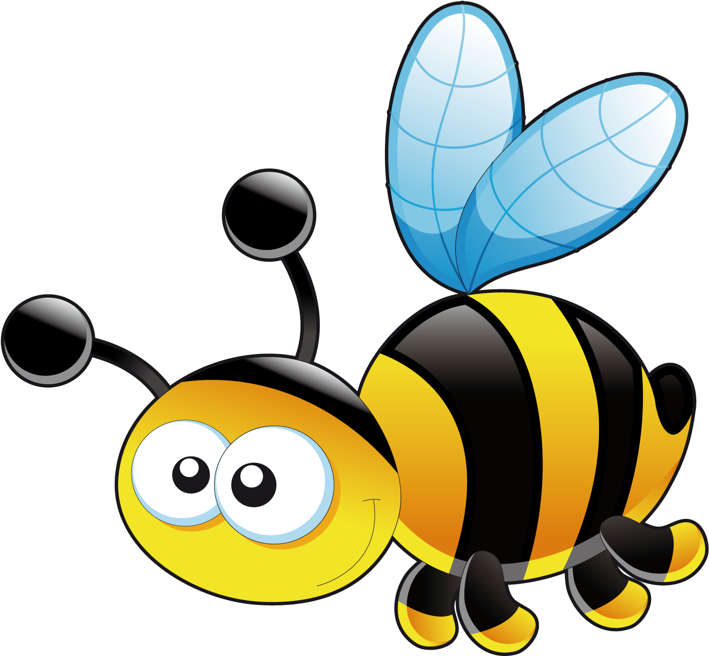 Bumblebee Honey Bee Clip Art - Bumblebee Honey Bee Clip Art (1500x1501)