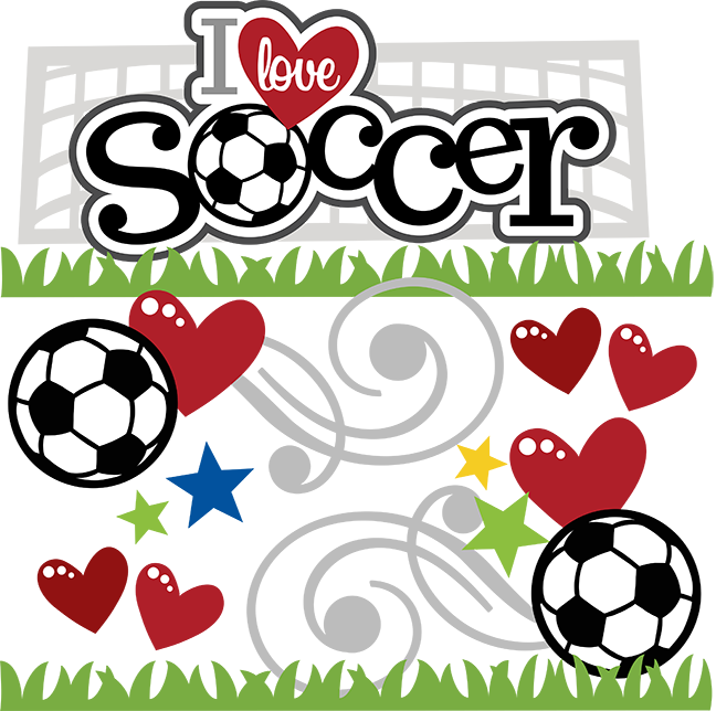 Love Soccer Cliparts - Soccer Scrapbook (648x644)