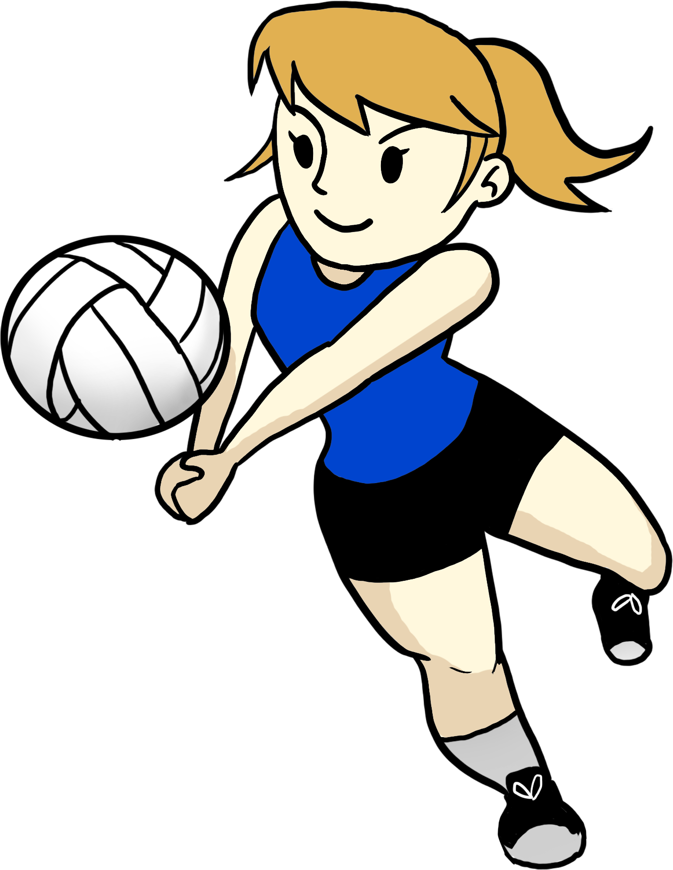 Images For Volleyball Coach Cartoon - Emojis De Volleyball (1800x1800)