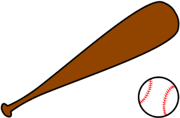 Flying - Baseball Bat Clip Art (640x480)