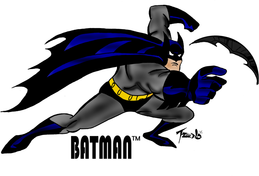 Batarangs Batman Clipart - Batman With Batarang (900x623)