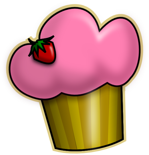 Cupcake Clip Art Free Clipart Images - Happy Birthday Jaya Cakes (524x552)