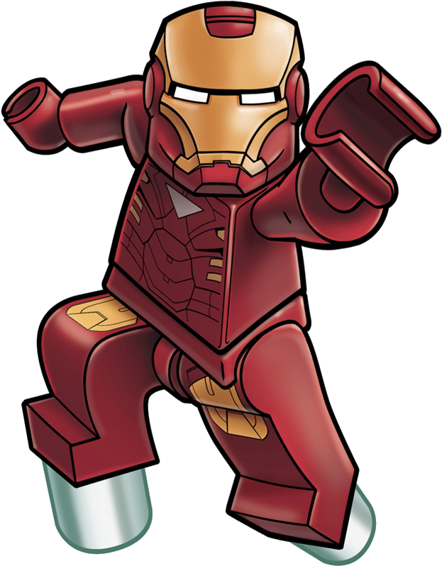 Batman Clipart Lego Man - Iron Man Lego Animado (902x940)