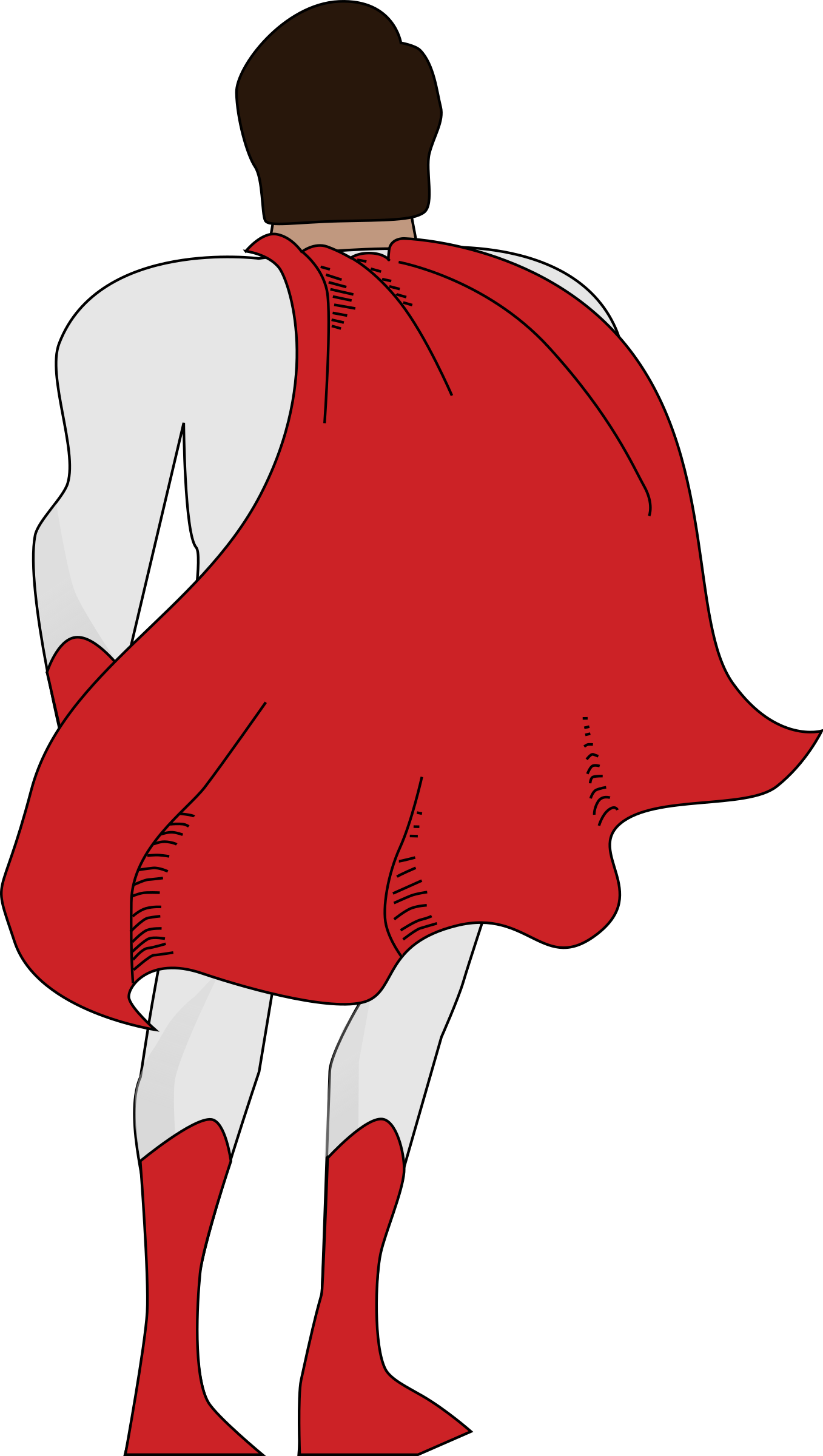 Batman Superman Cape Superhero Clip Art - Clip Art Of Cape (1357x2400)