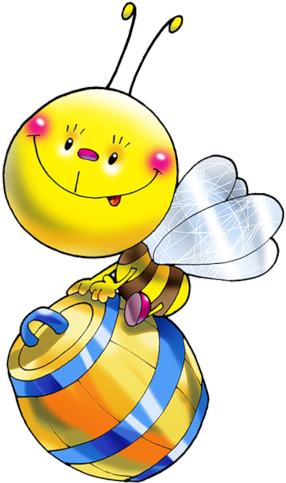Ja Альбом «клипарт Детский В Png / Детские Картинки - Abeille Butiner Png (304x500)