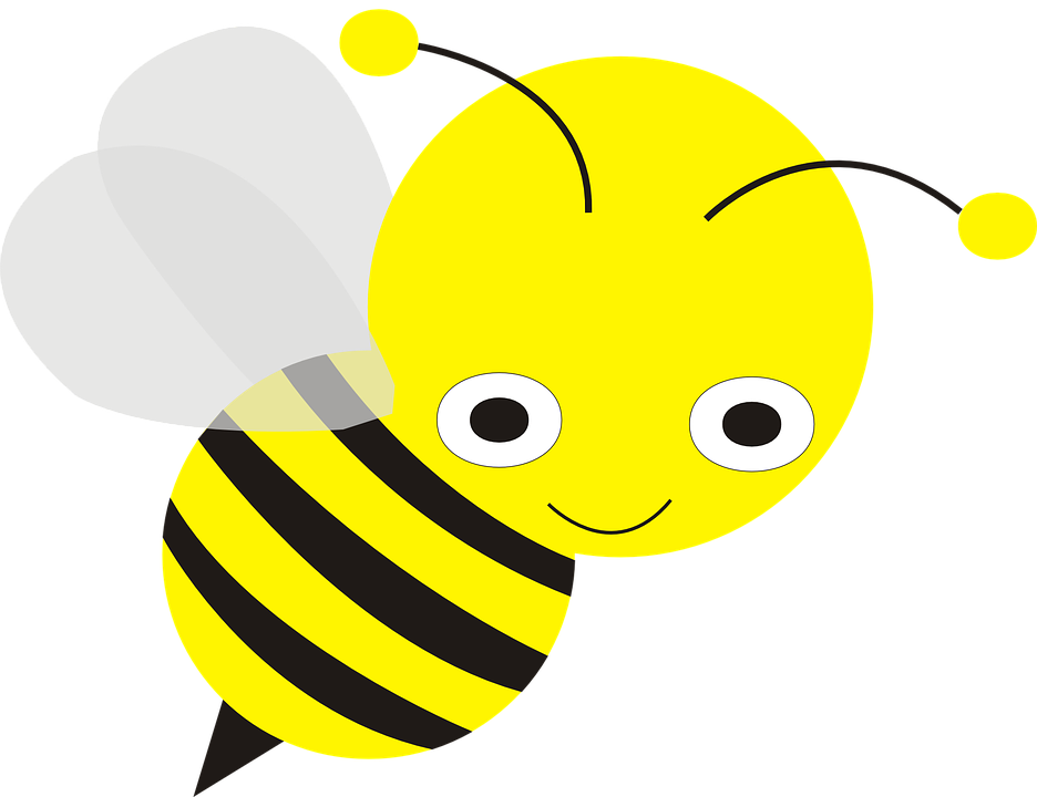 Clipart Ble Bee - Bee Clip Art (975x750)