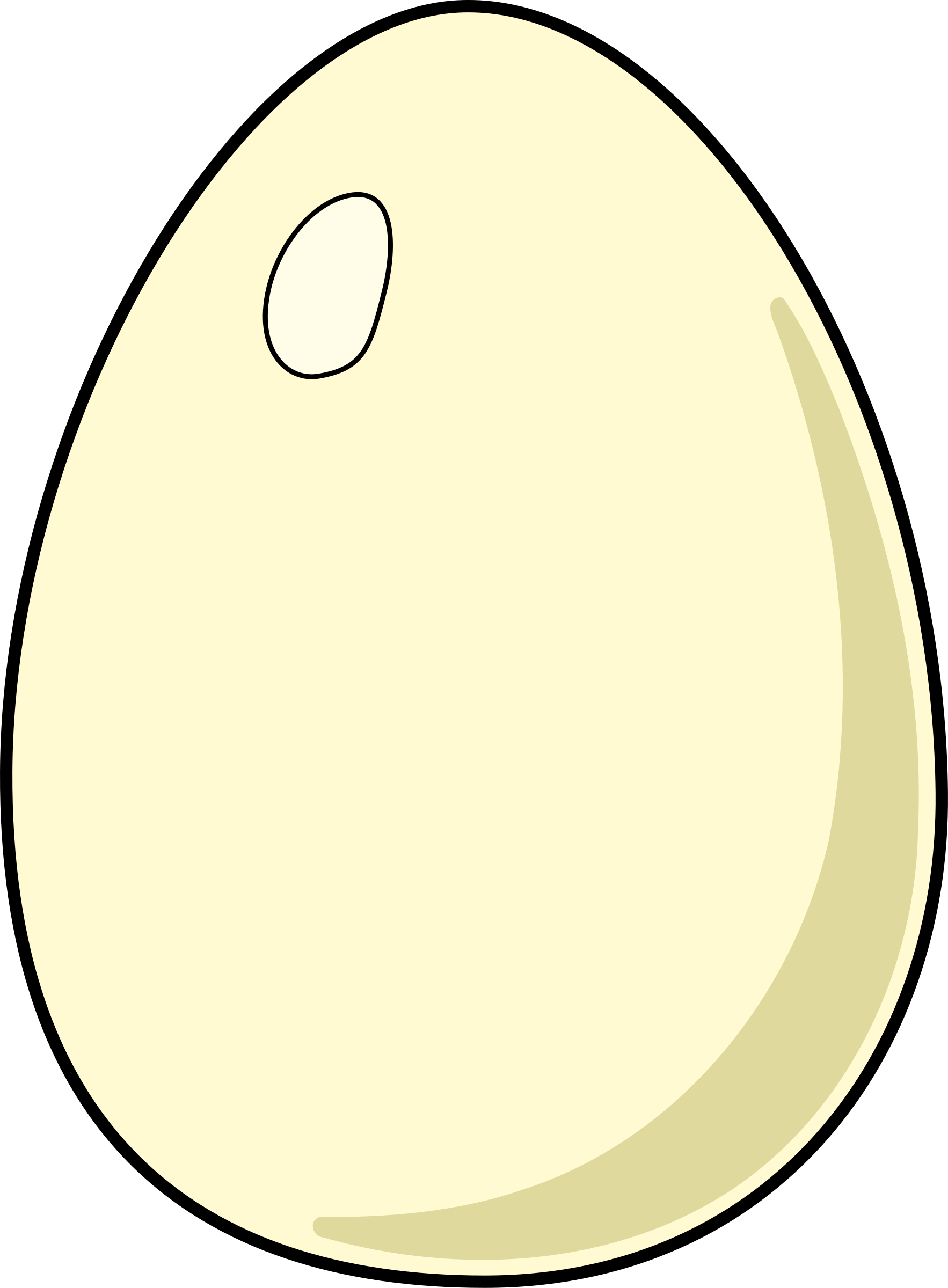 Clip Art Hen With Eggs Clipart Kid - Cartoon Picture Of Egg (1979x2689)