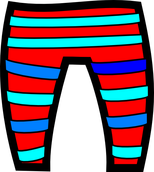 Pants Clip Art - Yoga Pants Clip Art (534x596)