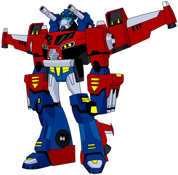 Transformers Clipart Optimus Prime Pencil And In Color - Transformers Animated Optimus Prime Super Mode (850x836)
