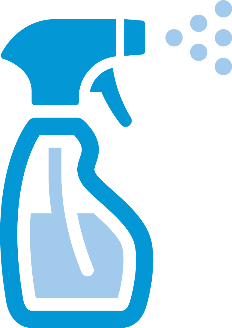 Cleaning Supplies From Top Brands - Spray Bottle Clip Art (774x1091)