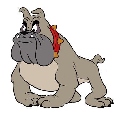 Dog Barking Clipart - Dog (400x367)