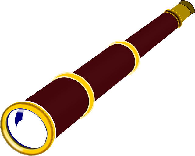 Pirate Telescope Clipart (640x510)