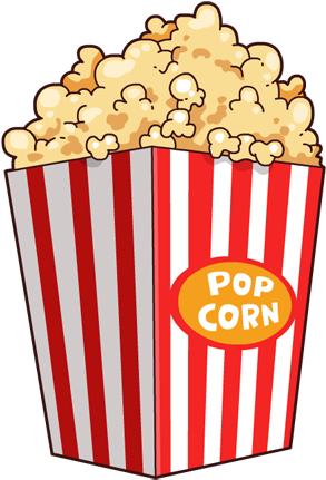 Free To Use & Popcorn Clip Art - Movie Popcorn Clip Art (408x499)