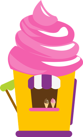 Carnival Clipart Parque - Ice Cream Stand Clip Art (286x471)