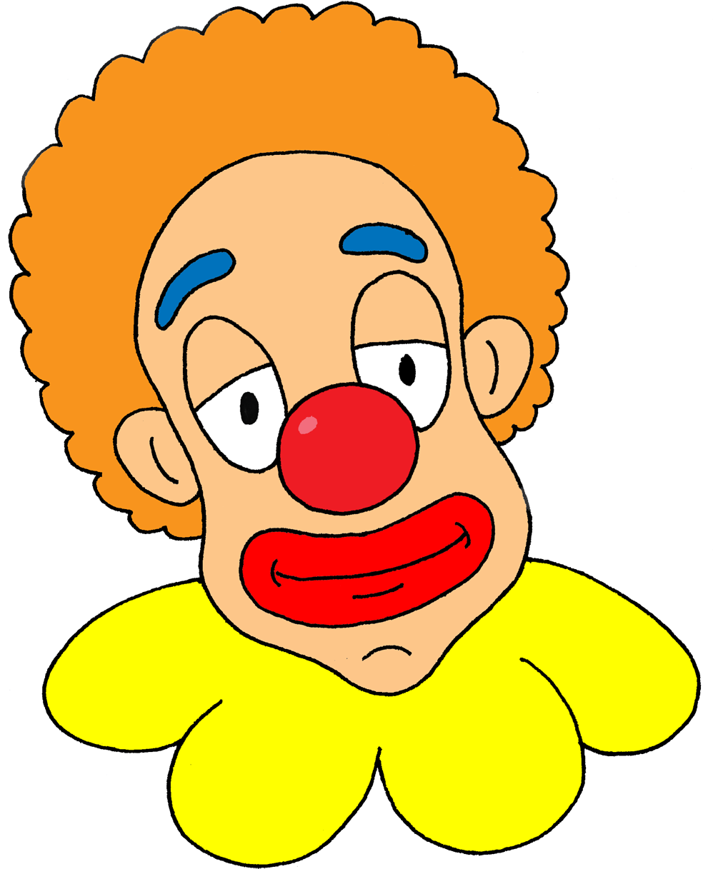 Image Of Clown Face Clipart 9 Free Clown Clipart 1 - Clown Head Transparent Background (1000x1240)