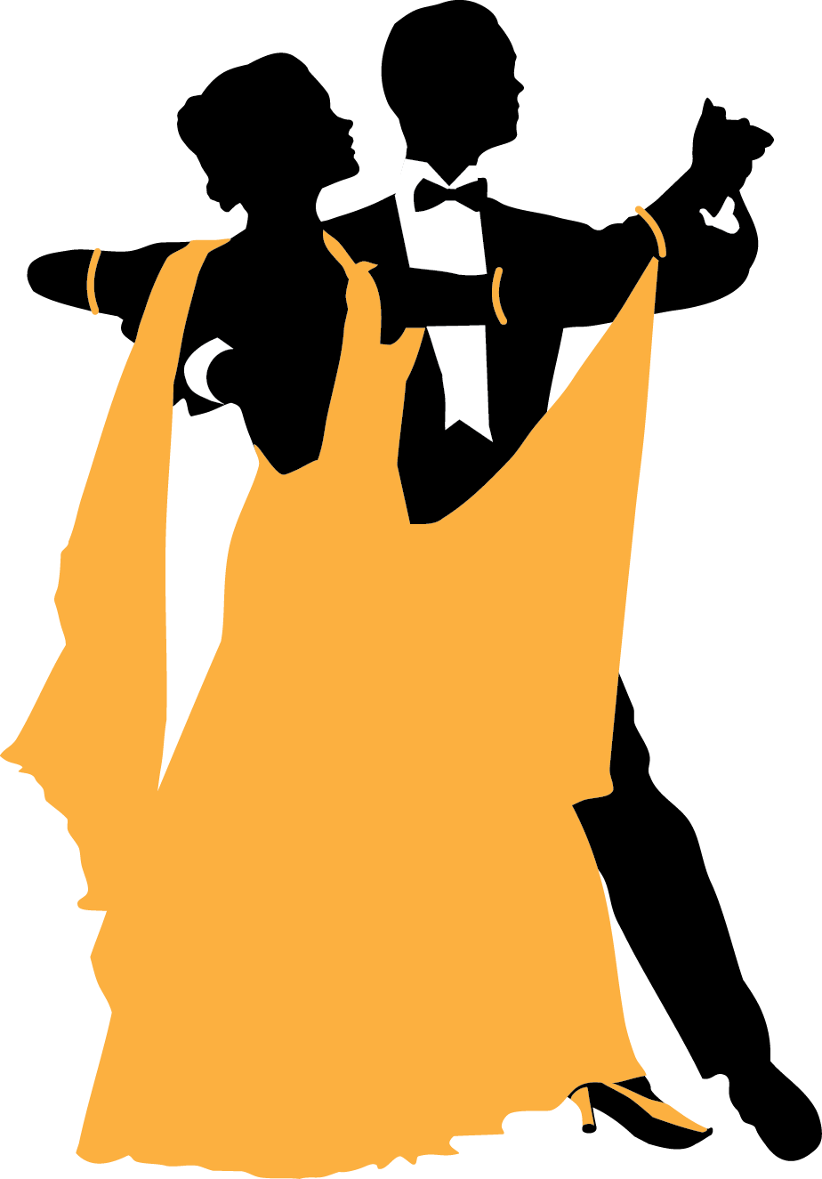 Clipart Of Ballroom Dancers Tea Dance Westchester Lessons - Silhouette Of Ballroom Dancers (924x1325)