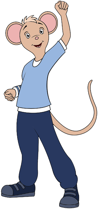 The Following Images Were Colored And Clipped By Cartoon - Angelina Ballerina (331x706)