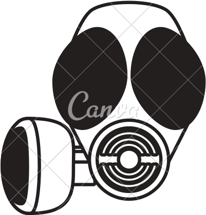 Gas Mask Clipart Mac - Vector Graphics (550x550)