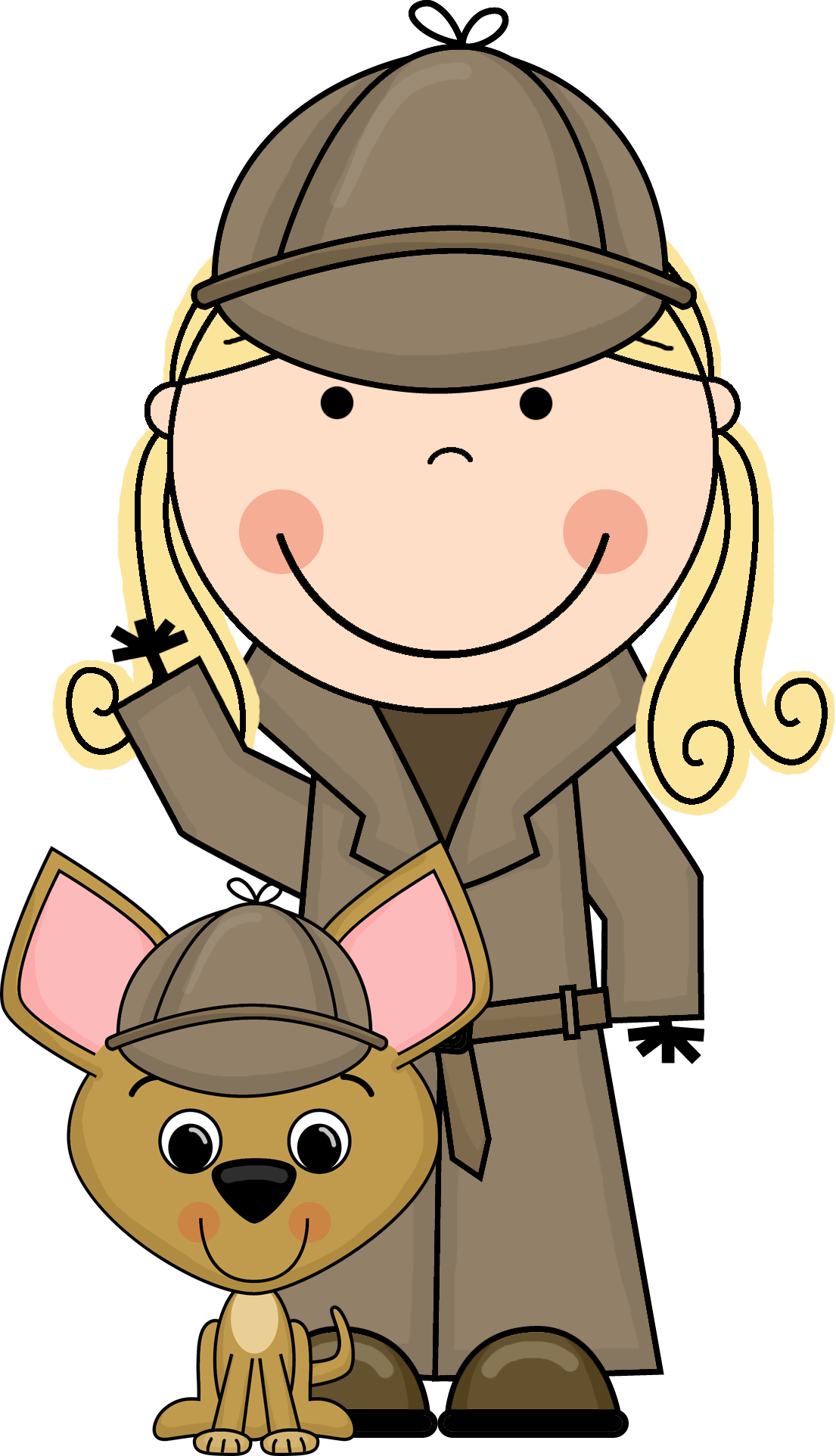 Detective Clipart Free Images Clipartix Image - Detective Kid Clip Art (1105x1925)