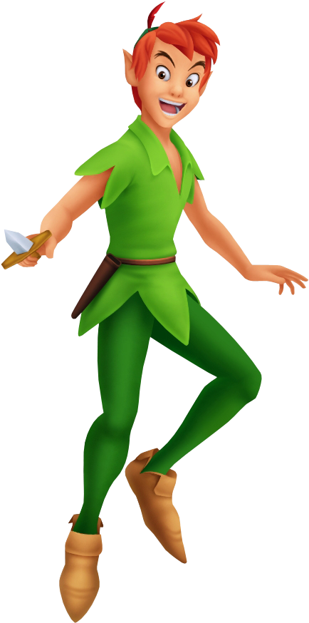 Cosplay Clipart Tinkerbell - Kingdom Hearts Peter Pan (632x943)
